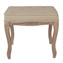 Clayre & Eef Krukje 50x36x47 cm Bruin Beige Hout Textiel