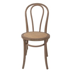 Clayre & Eef Chaise de salle à manger 42x42x88 cm Marron Bois