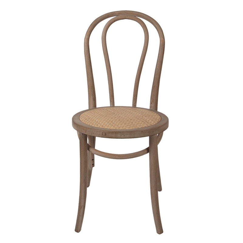 Clayre & Eef Dining Chair 42x42x88 cm Brown Wood
