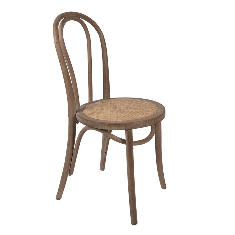 Clayre & Eef Dining Chair 42x42x88 cm Brown Wood