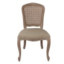 Clayre & Eef Chaise de salle à manger 52x49x95 cm Marron Bois