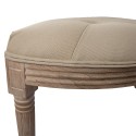 Clayre & Eef Bench 125x41x48 cm Brown Beige Wood Textile