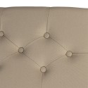 Clayre & Eef Banc 122x41x46 cm Marron Beige Bois Textile