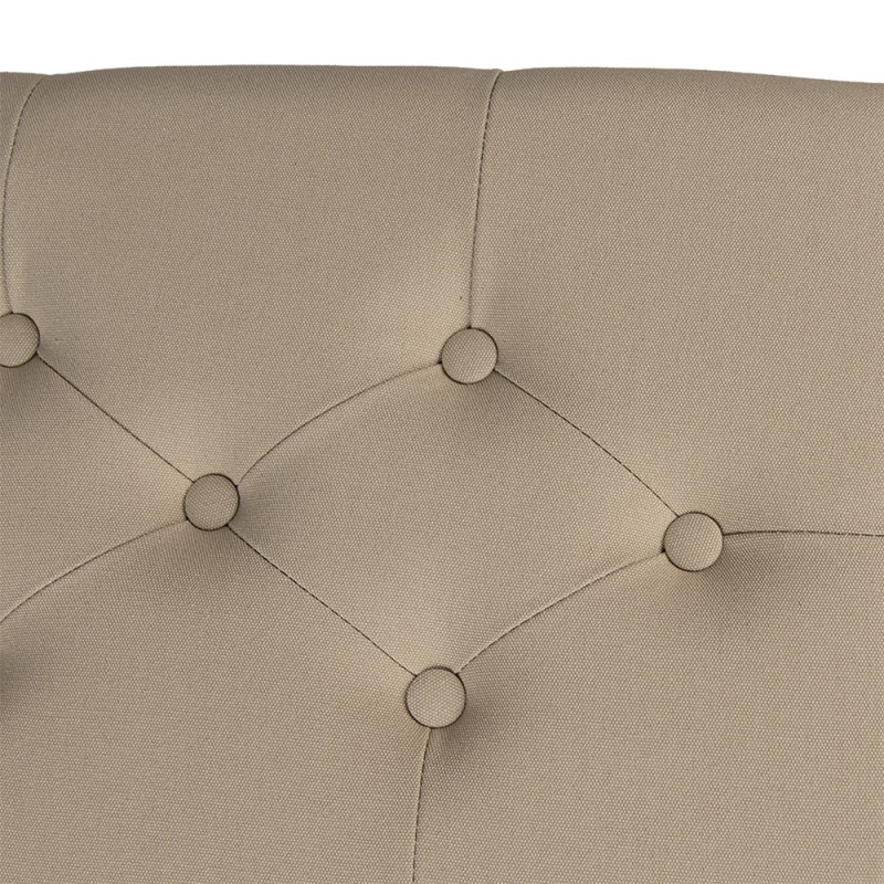 Clayre & Eef Banc 122x41x46 cm Marron Beige Bois Textile