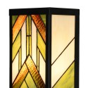 LumiLamp Wandleuchte Tiffany 14x16x40 cm Beige Glas Metall