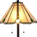 LumiLamp Tiffany Tafellamp Ø 40x67 cm Beige Glas Metaal