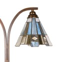 LumiLamp Lampada da tavolo Tiffany 48x19x57 cm Marrone Vetro Plastica