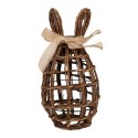 Clayre & Eef Decorative Figurine Rabbit 16x16x31 cm Brown Rattan