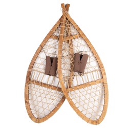 Clayre & Eef Decorazione Ciaspole 106x39x8 cm Marrone Legno