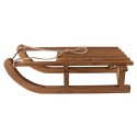 Clayre & Eef Slitta decorativa 62x31x20 cm Marrone Legno