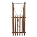 Clayre & Eef Slitta decorativa 80x37x20 cm Marrone Legno