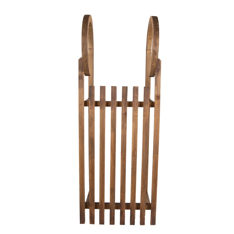 Clayre & Eef Slitta decorativa 100x37x27 cm Marrone Legno
