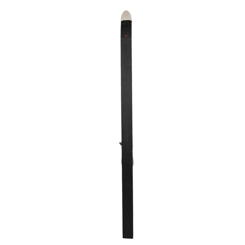 Clayre & Eef Décoration Skis 8x7x140 cm Marron Bois Métal