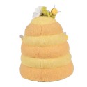 Clayre & Eef Decorative Figurine Ø 16x21 cm Yellow Textile on Plastic Bees