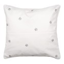 Clayre & Eef Cushion Cover 45x45 cm White Black Polyester Cats