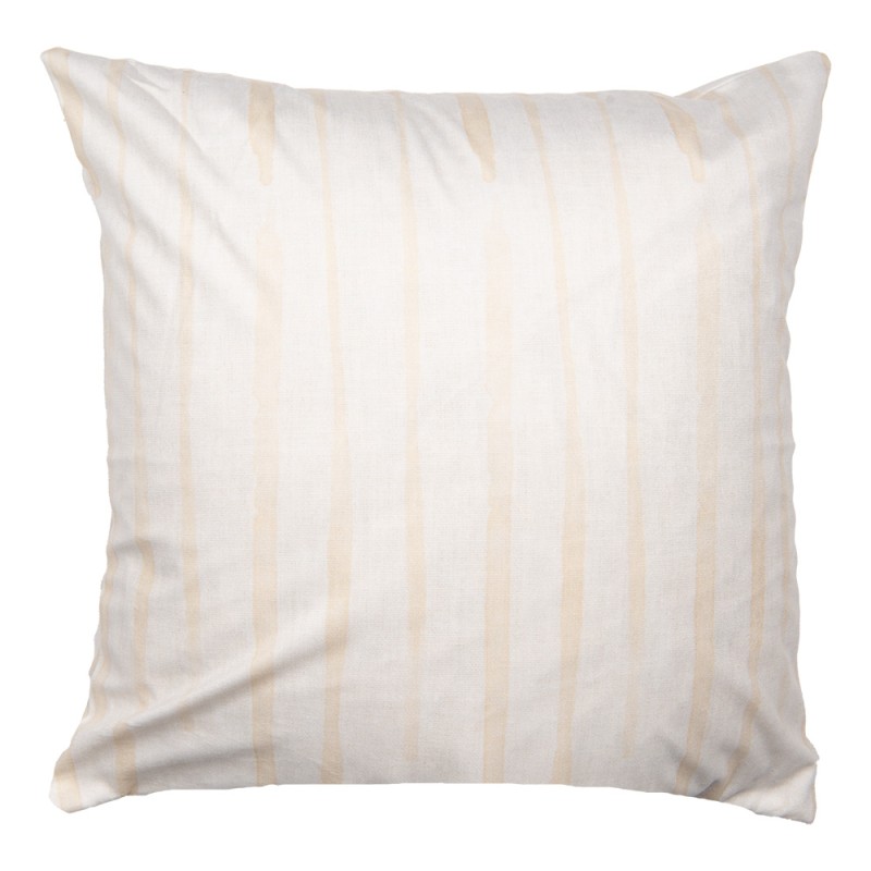 Clayre & Eef Cushion Cover 45x45 cm Beige Polyester Chicken