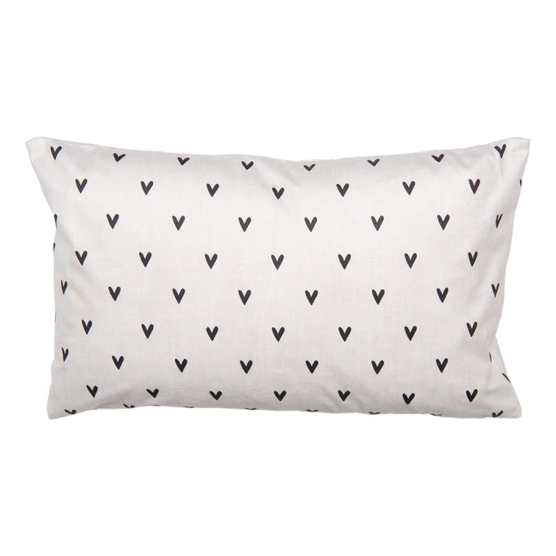 Clayre & Eef Cushion Cover 30x50 cm Beige Polyester Rabbit