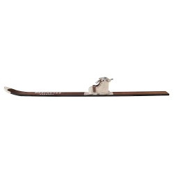 Clayre & Eef Decorazione Sci 7x15x140 cm Marrone Legno Metallo