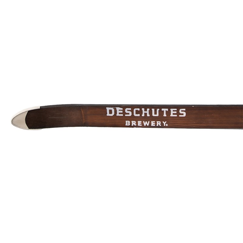 Clayre & Eef Decorazione Sci 7x15x140 cm Marrone Legno Metallo