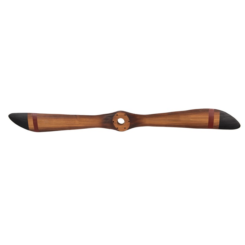 Clayre & Eef Dekoration Propeller 12x3x120 cm Braun Holz