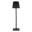 Gabriël Tischlampe Ø 12x41 cm Schwarz Metall Kunststoff