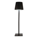 Gabriël Tischlampe Ø 12x41 cm Schwarz Metall Kunststoff