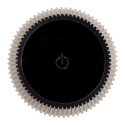 Gabriël Tischlampe Ø 12x41 cm Schwarz Metall Kunststoff