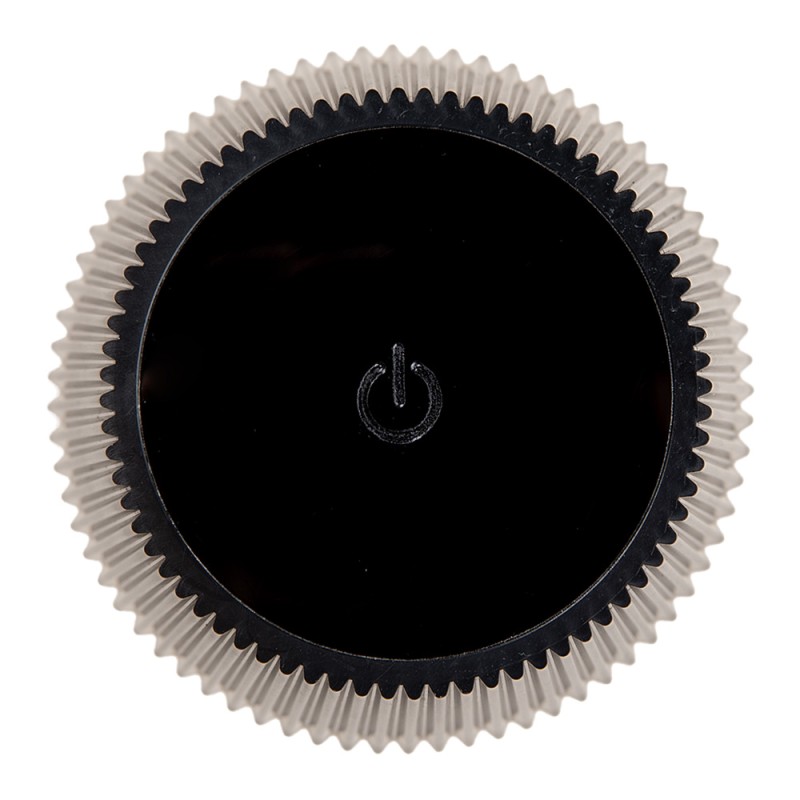 Gabriël Tischlampe Ø 12x41 cm Schwarz Metall Kunststoff