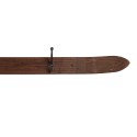 Clayre & Eef Wandgarderobe 4 Haken Ski 170x8x12 cm Braun Holz Metall