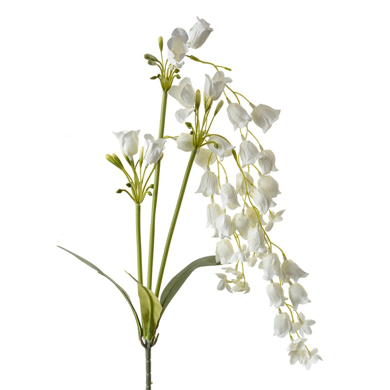 Clayre & Eef Kunstblume 80 cm Weiß Kunststoff