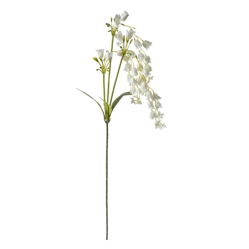 Clayre & Eef Kunstblume 80 cm Weiß Kunststoff