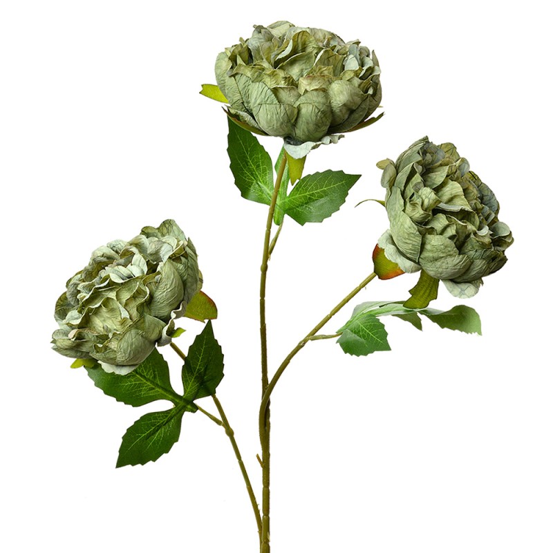 Clayre & Eef Kunstblume 80 cm Grün Kunststoff