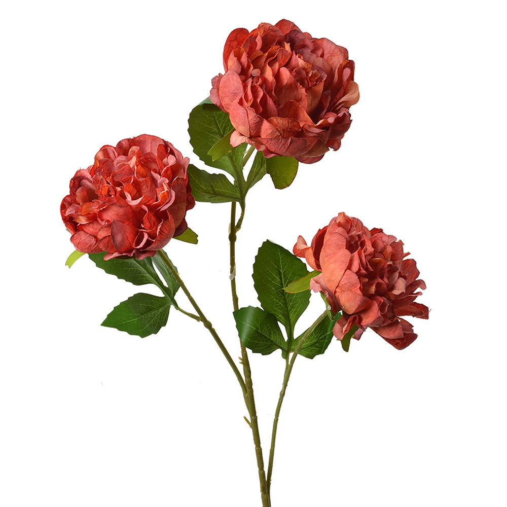 Clayre & Eef Kunstbloem 80 cm Oranje Kunststof afbeelding