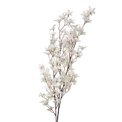 Clayre & Eef Artificial Flower 110 cm White Plastic