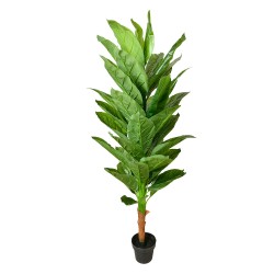 Clayre & Eef Plante artificielle 180 cm Vert Plastique