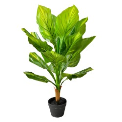 Clayre & Eef Plante artificielle 100 cm Vert Plastique