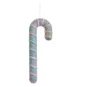 Clayre & Eef Weihnachtsanhänger Zuckerstange 34 cm Rosa Kunststoff