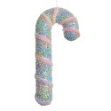 Clayre & Eef Ornamento Natalizio Bastoncino di zucchero 20 cm Rosa Plastica