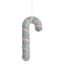 Clayre & Eef Ornamento Natalizio Bastoncino di zucchero 20 cm Rosa Plastica