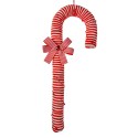 Clayre & Eef Ornamento Natalizio Bastoncino di zucchero 56 cm Rosso Bianco  Plastica