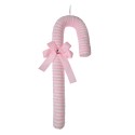 Clayre & Eef Christmas Ornament Candy Cane 45 cm Pink Plastic