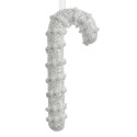 Clayre & Eef Ornement de Noël Canne en sucre d'orge 17 cm Blanc Plastique