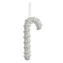 Clayre & Eef Ornement de Noël Canne en sucre d'orge 17 cm Blanc Plastique