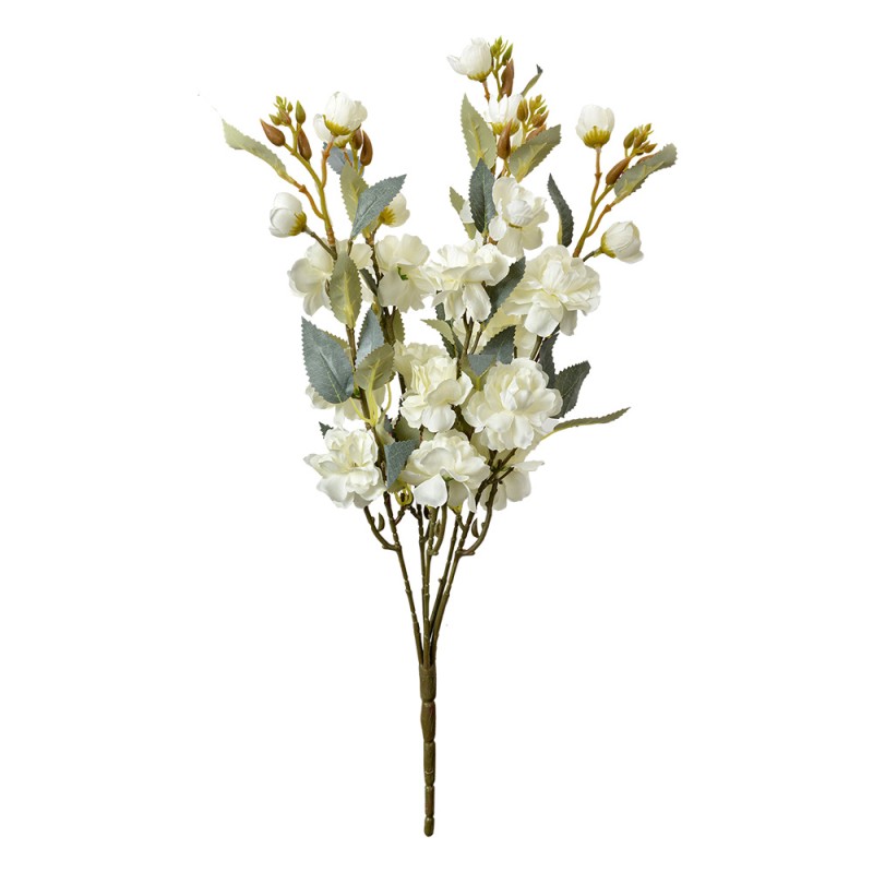 Clayre & Eef Fiore artificiale 51 cm Bianco Plastica