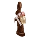 Clayre & Eef Statuetta decorativa Coniglio 22x9x52 cm Marrone Tessuto su plastica