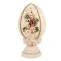 Clayre & Eef Decorative Figurine Egg Ø 20x39 cm Beige Textile on Plastic