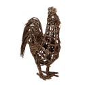 Clayre & Eef Decorative Figurine Chicken 34x15x39 cm Brown Rotan Iron