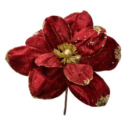 Clayre & Eef Kunstblume Ø 24x25 cm Rot Kunststoff