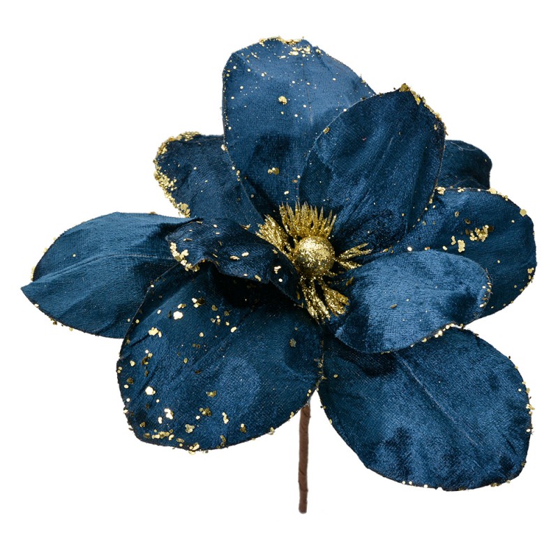 Clayre & Eef Kunstblume Ø 25x25 cm Blau Kunststoff