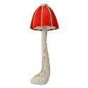 Clayre & Eef Statuetta decorativa Fungo Ø 15x40 cm Rosso Plastica